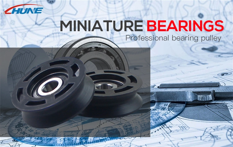 Manufacturer′ S Direct Selling Y104.9-10groove Bearing Pulley Y Rubber Coated Bearing Door and Window Movable Pulley