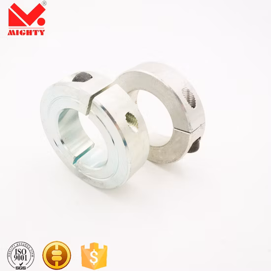 Colliers mécaniques d'arbre fendu d'acier inoxydable d'aluminium d'alésage de 1,5 pouces de haute précision