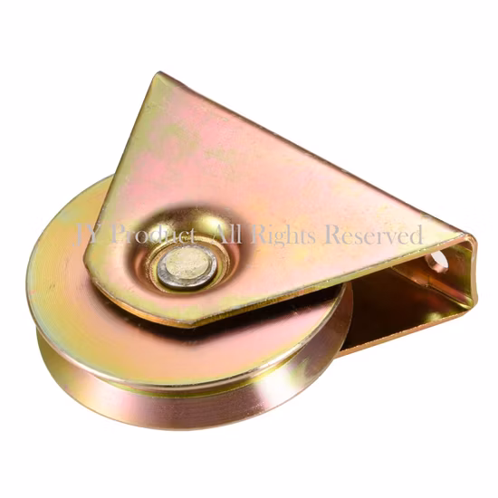 Roue à rouleaux de poulie galvanisée universelle pour porte coulissante